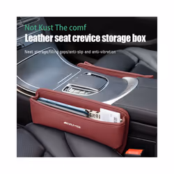 Car Seat Gap Organizer Box Leak-proof Storage Bag For Mercedes Benz AMG - C-Black