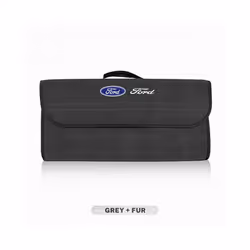 Car Trunk Storage Bag Organizer Sundries Stowing Tidying Box For Ford - Dark Grey
