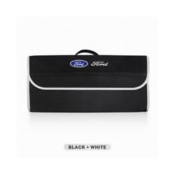 Car Trunk Storage Bag Organizer Sundries Stowing Tidying Box For Ford - Black