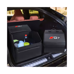 Car Foldable Storage Box Trip Camping Leather Bag For Audi Quattro A1 - For Q7