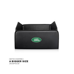 Car Trunk Storage Bag Leather Camping Box Collapsible For Land Rover Range - B-L