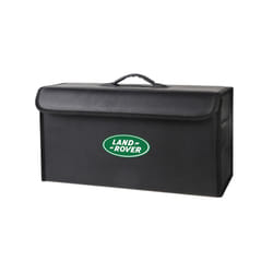 Car Trunk Storage Bag Leather Camping Box Collapsible For Land Rover Range - C-Black