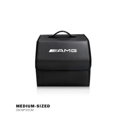 Car Leather Organizer Bag Foldable Trip Storage Box For Mercedes Benz - A-S