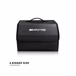 Car Leather Organizer Bag Foldable Trip Storage Box For Mercedes Benz - A-L
