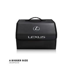 Car Leather Organizer Bag Foldable Trip Storage Box For Lexus IS250 IS200 - A-L