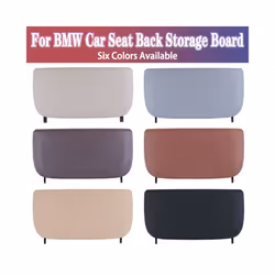 Car Seat Back Panel Cover  ABS Cap Storage Pocket Replacement - New Style-Oyster