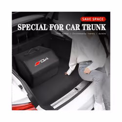 Car Foldable Storage Box Trip Camping Leather Bag For Audi Quattro A1 - For Q5