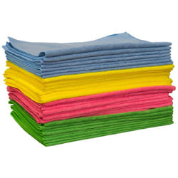 Microfibre Cloths - Red, 5 Pack