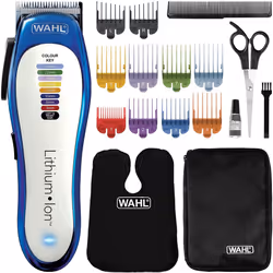 Wahl Hair Clippers for Men, Colour Pro Cordless Clipper, Lithium Head Shaver, Men's Hair Clippers - Wahl Lithium Colour Pro