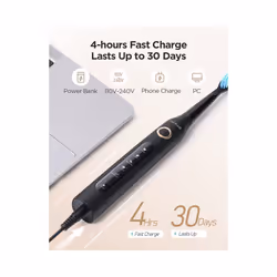 Fairywill Electric Sonic Toothbrush USB Charge FW-507 Rechargeable Waterproof - AE-FW-ET507