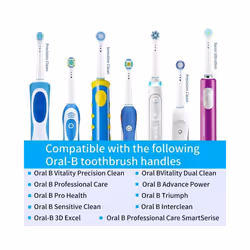 16/20PCS Brush Head nozzles for Braun Oral B Electric Toothbrush Replacement - 20 Assorted H