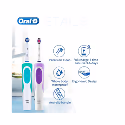 Oral B D12 Electric Toothbrush 2D Vitality Rechargeable Tooth Brush 1 - green