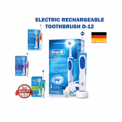 Oral B D12 Electric Toothbrush 2D Vitality Rechargeable Tooth Brush 1 - green