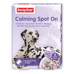 - Herbal Calming Spot-On for Dogs - Contains Natural Herb Valerian - Promotes Calming During Fireworks, Thunderstorms, Travel ...