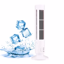 Bladeless Fan Tower Electric Fan Vertical Electric Fan, Bladeless Standing Fan For Bedroom, Household Necessities, Summer Gi ...