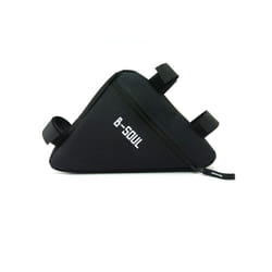 Bike Bicycle Cycling Bag Front Tube Frame Phone Waterproof Bicycle Bags Triangle Pouch Frame Holder Bycicle Accessories - Bicycle Bags & Panni - Black