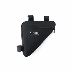 Bike Bicycle Cycling Bag Front Tube Frame Phone Waterproof Bicycle Bags Triangle Pouch Frame Holder Bycicle Accessories - Bicycle Bags & Panni - Black