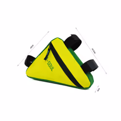 Bike Bicycle Cycling Bag Front Tube Frame Phone Waterproof Bicycle Bags Triangle Pouch Frame Holder Bycicle Accessories - Bicycle Bags & Panni - Black