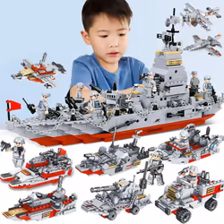 1256Pcs Police Station Building Blocks Toys for Boys City Series Blocks Toys Educational Toy for Kids 6+ Years Old Children G ...