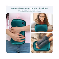 Electric Hand Warmer USB Rechargeable Warming Hand Pillow Electric Heating Belly Warming Warm Bag Winter Sleeping Pillow Pack