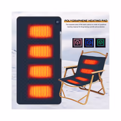 4 Heated Areas Electric Blankets Mat Winter Body Warmer Mattress Thermostat Heating USB Heated Camping Sleep Mat Outdoor Indoor