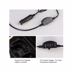 12V Electric Seat Heater Hot Keep Warm Winter Household Cushion Heated Car Seat Cushion Cover Universal Heating Seat Cushion