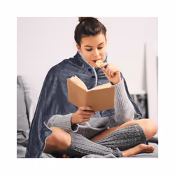 Car Heated Blanket Wrap Shawl Home Office Electric Heated Blanket Poncho Winter Warm Shawl Blanket winter Travel Car Accessories
