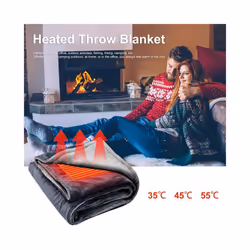 Car Heated Blanket Wrap Shawl Home Office Electric Heated Blanket Poncho Winter Warm Shawl Blanket winter Travel Car Accessories
