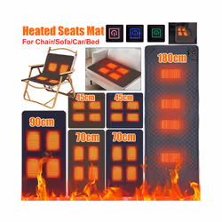 5V USB Electric Blankets Mat Winter Body Warmer Mattress Thermostat Heating 5V USB Heated Camping Sleep Mat Outdoor Indoor