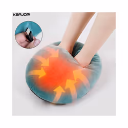 Foot Heater Electric Foot Heating Pad USB Rechargeable Portable Foot Warmer Heater Soft Plush Washable Winter Foots Warming M ...