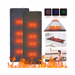 5V Type-C USB Electric Heating Pad Winter Sleeping Electric Blanket Heated Sheet 3-Level for Indoor Outdoor Camping Electric ...