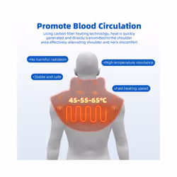 Electric Neck And Back Shoulder Massage Shawl Shoulder Vibration Massager Heating Scarf Keep Warming Shoulder Back Warmer Pad