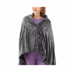USB Electric Heated Blanket 3 Heating Levels Fleece Heated Blanket Portable Body Warmer Blanket Quickly Heated Cape Pad