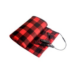 Constant Temperature Heating Blanket 12V Heated Safety Timer Car Heating Pad Fleece Travel Throw Blanket for RV Caravan Camper