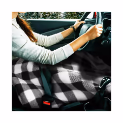 Constant Temperature Heating Blanket 12V Heated Safety Timer Car Heating Pad Fleece Travel Throw Blanket for RV Caravan Camper