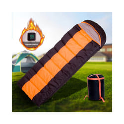 Winter USB Heating Mat Type-C 5V Electric Heated Sleeping Bag 3-Level Temperature Portable for Outdoor Camping for Travel Hiking