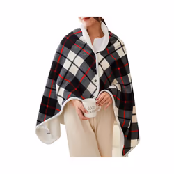 Electric Blanket Mink Velvet Wearable USB Heating Blanket Multifunctional Timer Function Heated Shawl Home Office Knee Warmer
