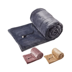 USB Electric Heating Blanket Shawl Soft Coral Velvet Heated Blankets 3 Level Adjustable Winter Electric Warm Mat for Home Office