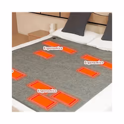 6Areas DC Heated Mat Plush Electric Blanket USB Outdoor Camping Mattress Heated Mat Thermal Pad Heating Sleeping Pad Heating Pad
