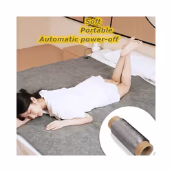 6Areas DC Heated Mat Plush Electric Blanket USB Outdoor Camping Mattress Heated Mat Thermal Pad Heating Sleeping Pad Heating Pad
