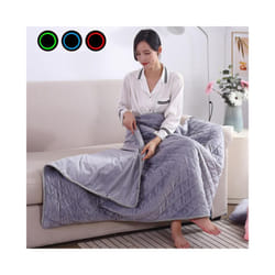 Smart electric blanket warming shawl with 3 heating modes USB charging electric blanket evenly heats for indoor warmth in winter