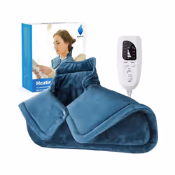 ) Heating Pad Neck Back Heating Shawl Electric Blanket Relieve Warmer Pad Mat Home Office Electric Hot Shoulder For Gifts - U ...