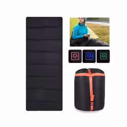 20 Degree Cold Weather Sleeping Bag Ultralight USB/Type-C Rechargeable Electric Heating Sleeping Bag Blanket Heated Sleeping  ...