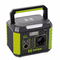 Zipper ZI-PS330, Lithium-Ion (Li-Ion), AC, Cigar lighter, Solar, 288.6 Wh, 330 W, 230 V, 12 - 26 V