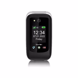 Beafon SL720i, Clamshell, Single SIM, 7.11 cm (2.8"), Bluetooth, 1000 mAh, Black, Silver