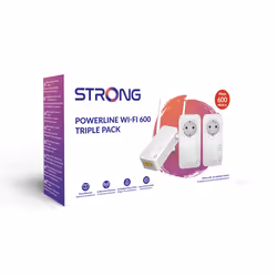 Strong Powerline WiFi 600 Triple Pack V2 600 Mbit/s Ethernet LAN Wi-Fi White 3 pc(s) - Additional view 2