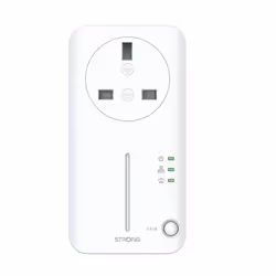 POWERLWF600DUOUK AV600 WI-FI Powerline Adapter Kit, Wi-Fi Booster/Hotspot/Extender, Plug and Play, UK Plug Version