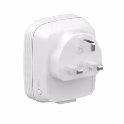 POWERL600DUOMINIUK AV600 Mini Powerline Adapter Starter Kit, Pack of 3, Up to 300m Range, No Configuration Required, UK Plug White