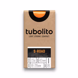 Tubolito S-Tubo-Road-700C bicycle inner tube Schrader valve 18 - 28 mm