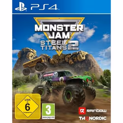 THQ Monster Jam Steel Titans 2, PlayStation 4, Multiplayer mode, E (Everyone), Physical media